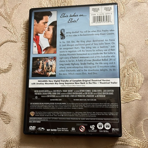 Kissin’ cousins DVD featuring Elvis Presley - Picture 2 of 3